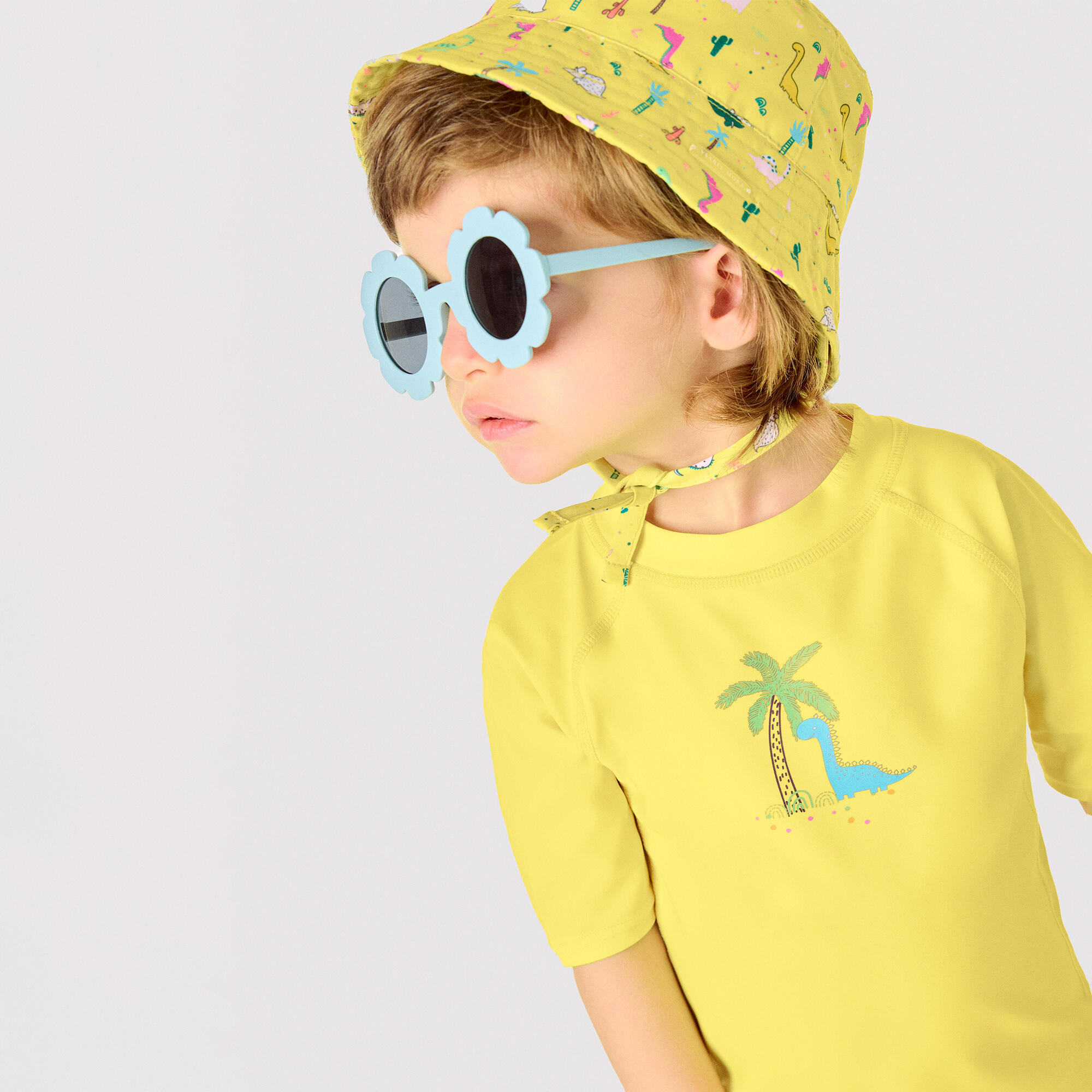 Maillot de bain bébé imprimé dinosaures et palmiers 5/7