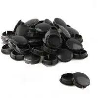 Miranda Universal Press-Fit Crank Caps for Threadless Cranks — 10 Pack, Black.