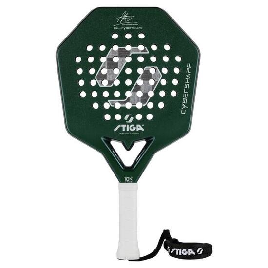 STIGA Raquette de padel 18K X Hard Adam Edition Cybershape