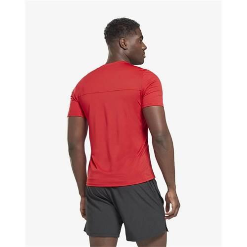 Tricou sport hi0497 cu mânecă scurtă roșu bărbătesc