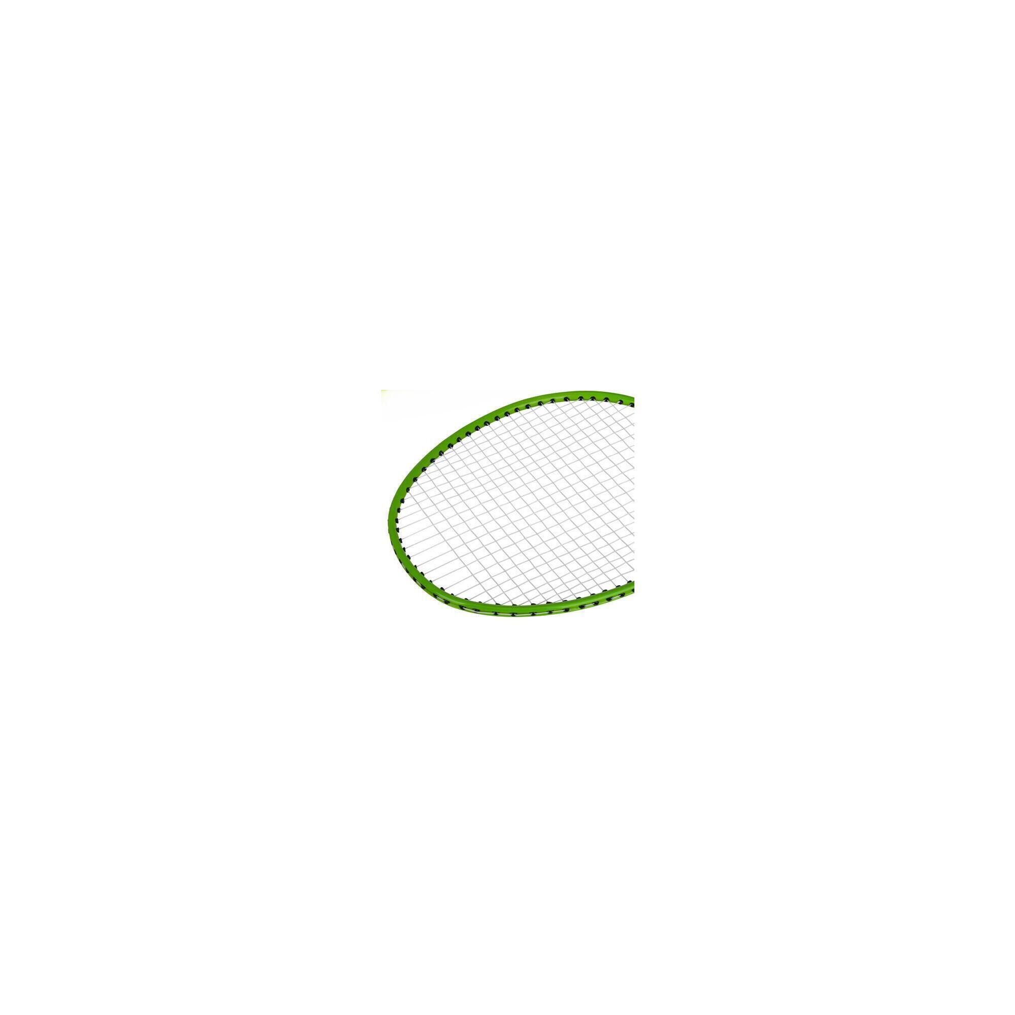 Set badminton pentru 4 persoane, 4 rachete 66.5 cm, 3 fluturasi, husa transport