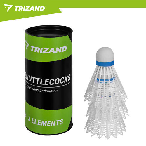 Set badminton pentru 4 persoane, 4 rachete 66.5 cm, 3 fluturasi, husa transport