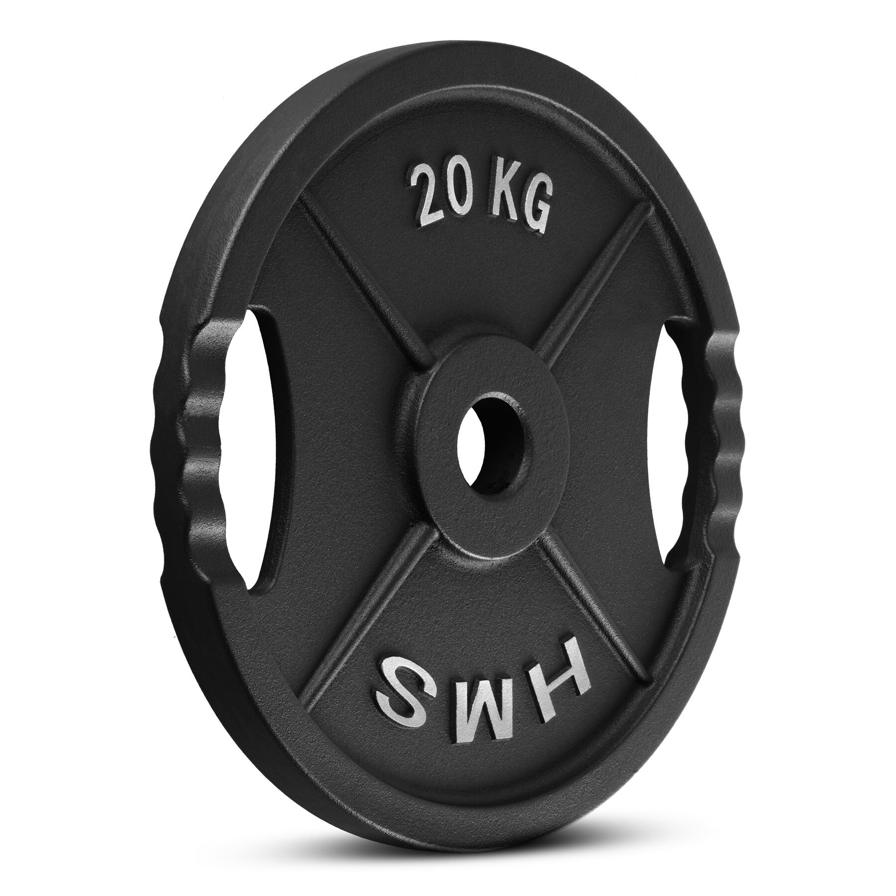 Disque olympique en fonte avec poignées 51 mm HMS TOD 2/7