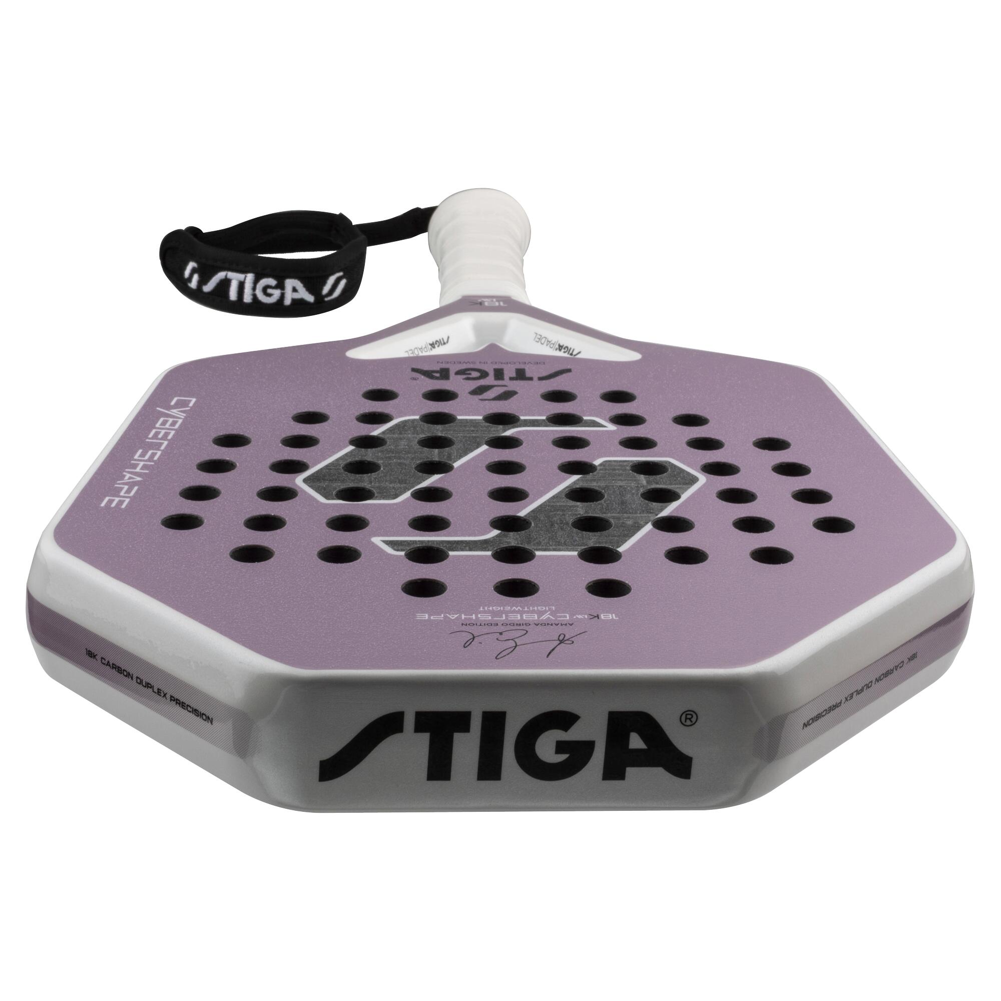 STIGA Raqueta de pádel 18K LW Amanda Edition Cybershape 5/7