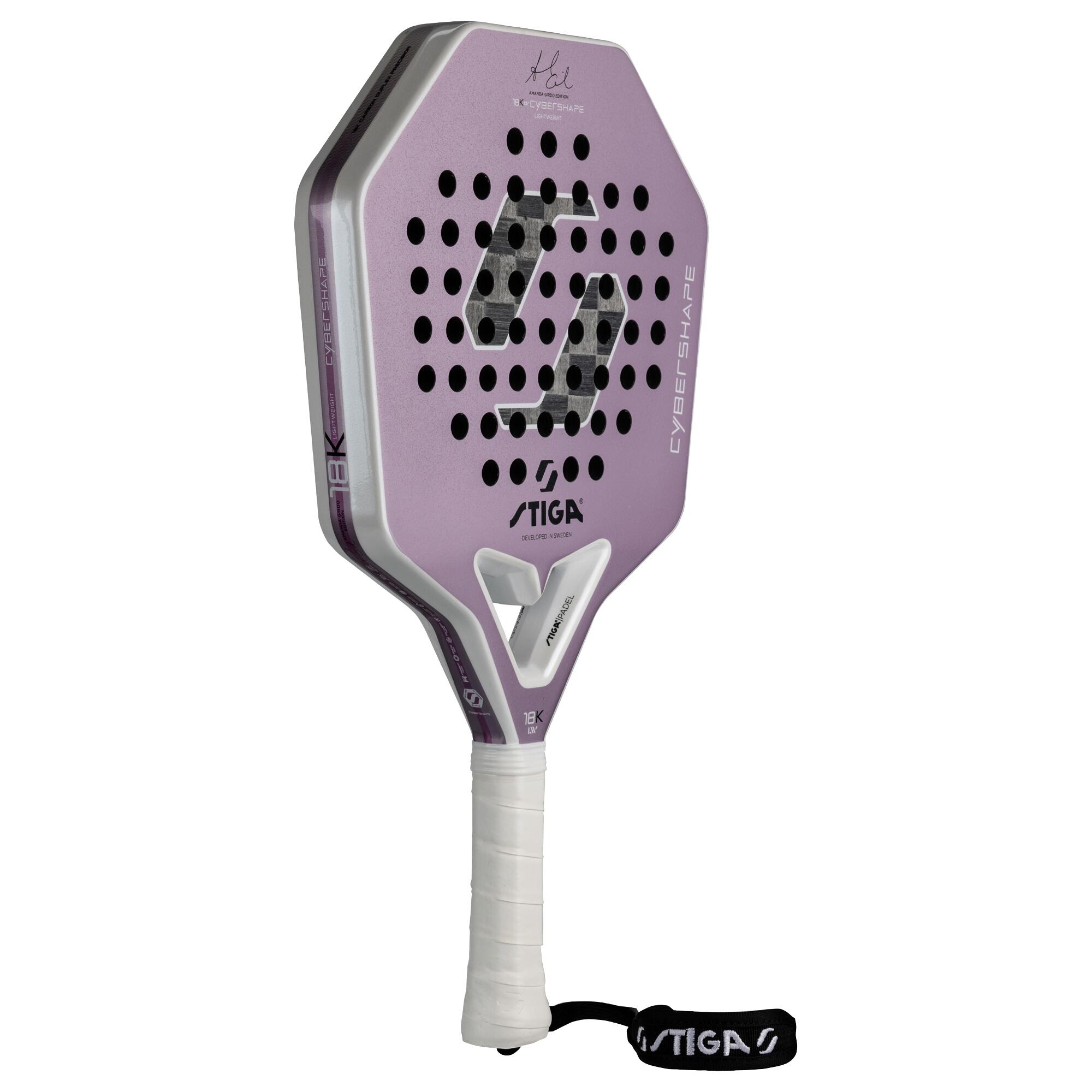 STIGA Raqueta de pádel 18K LW Amanda Edition Cybershape 4/7