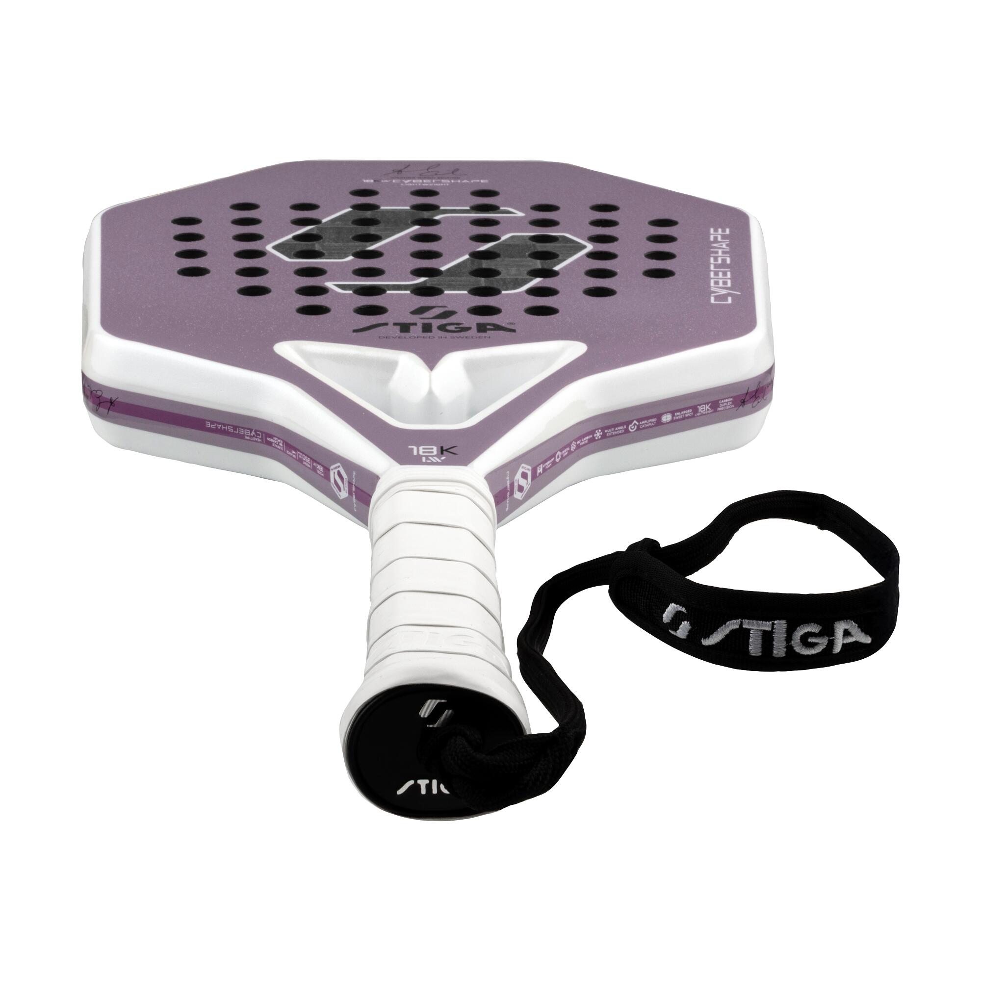 STIGA Raqueta de pádel 18K LW Amanda Edition Cybershape 6/7