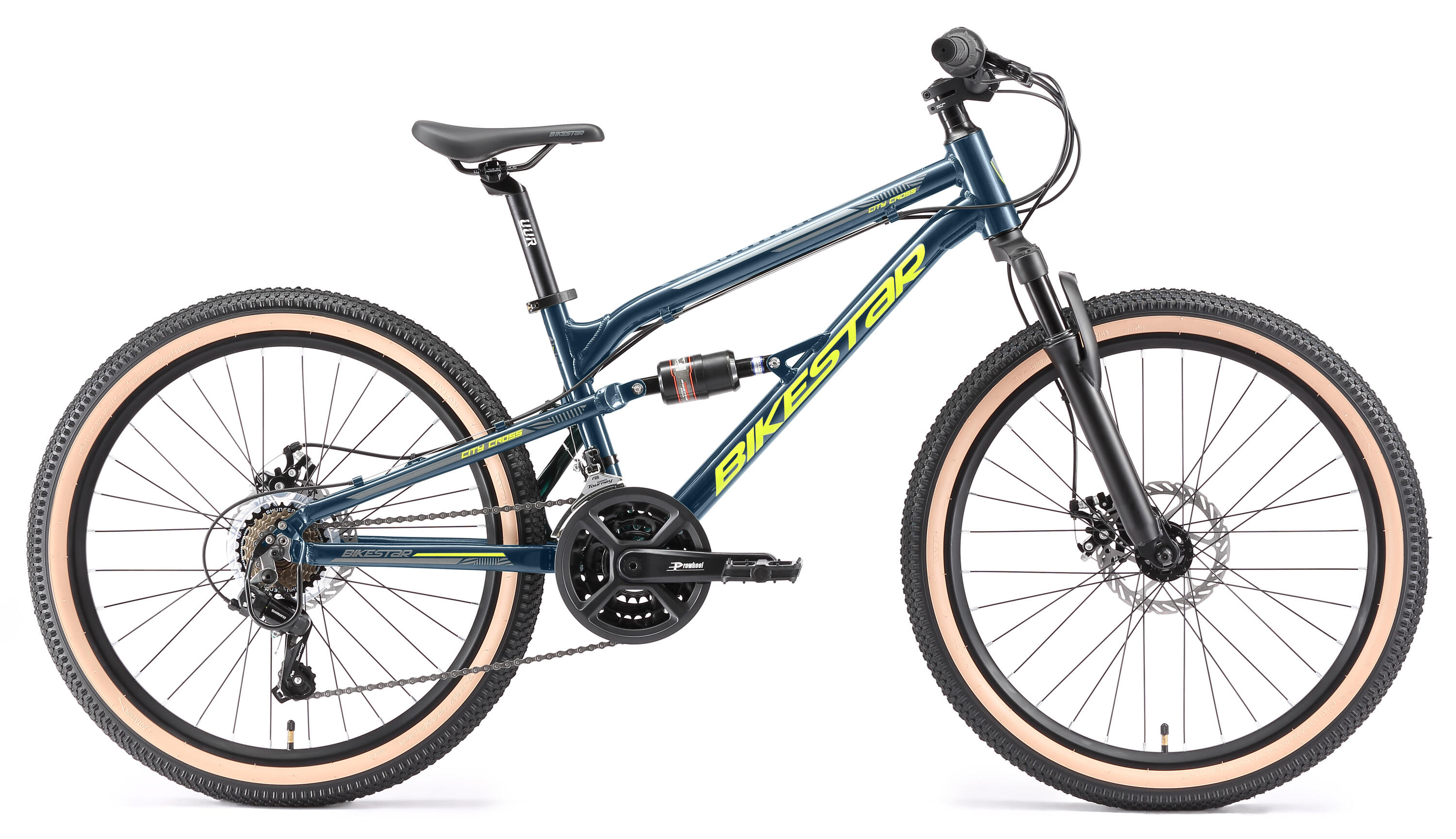 MTB 24" aluminio, bicicleta infantil 9 años, 21 marchas, frenos de disco 2/7