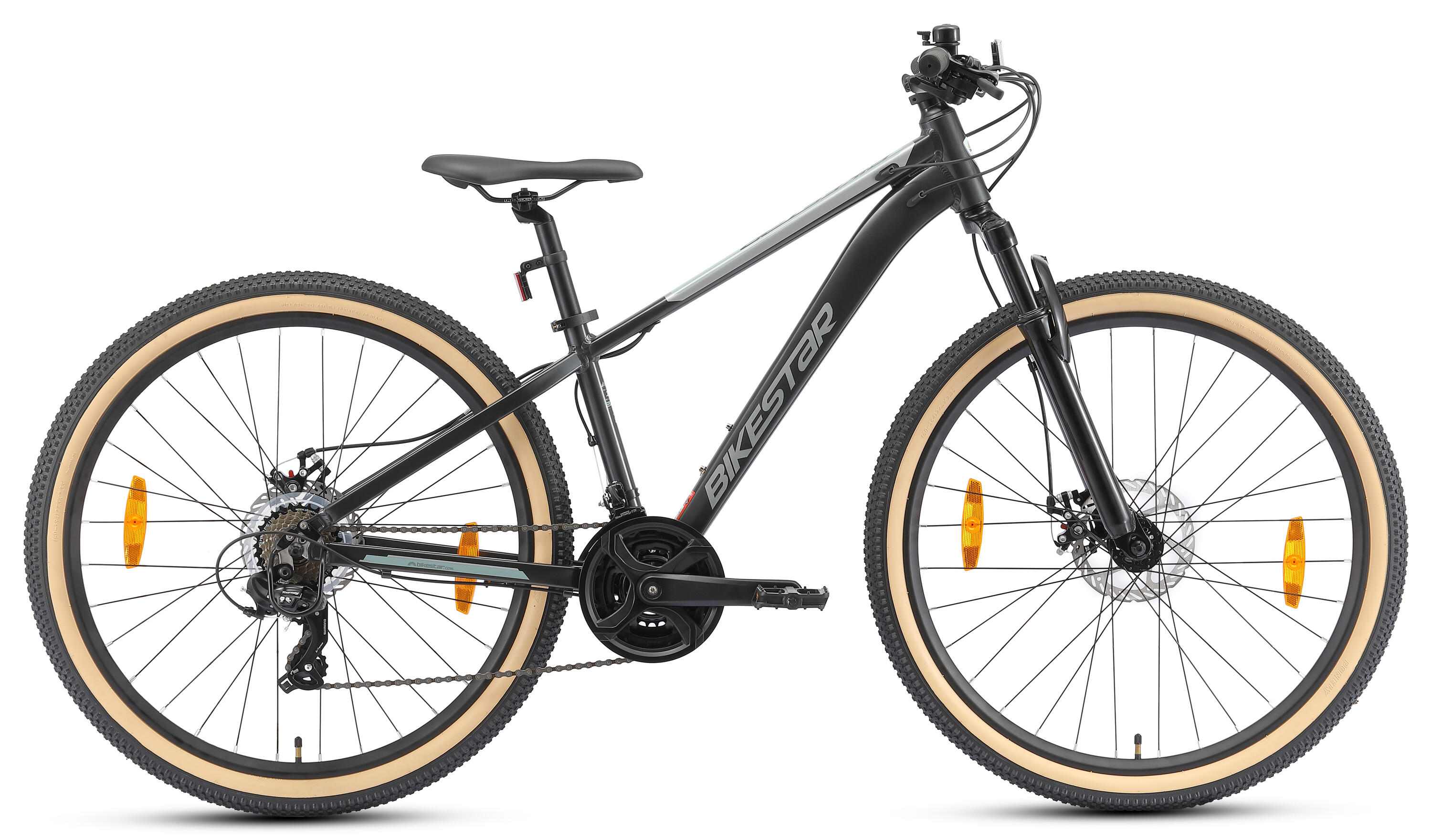 MTB fiets 27.5" aluminium, hardtail, 21 versnellingen, schijfremmen 2/7