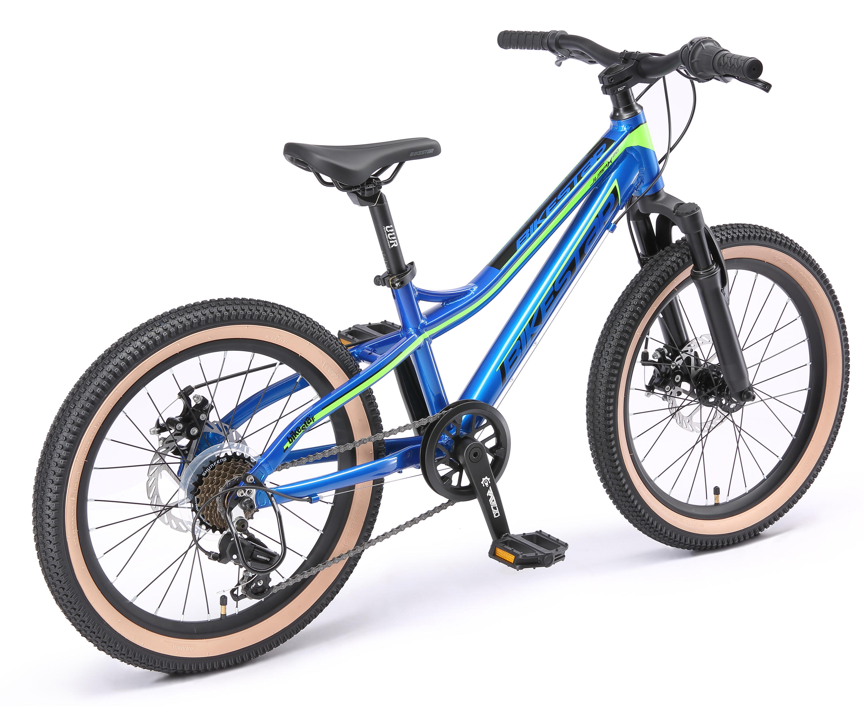 VTT 20" aluminium, vélo enfant 6 ans, semi-rigide, 21 vitesses, frein à disque 4/7
