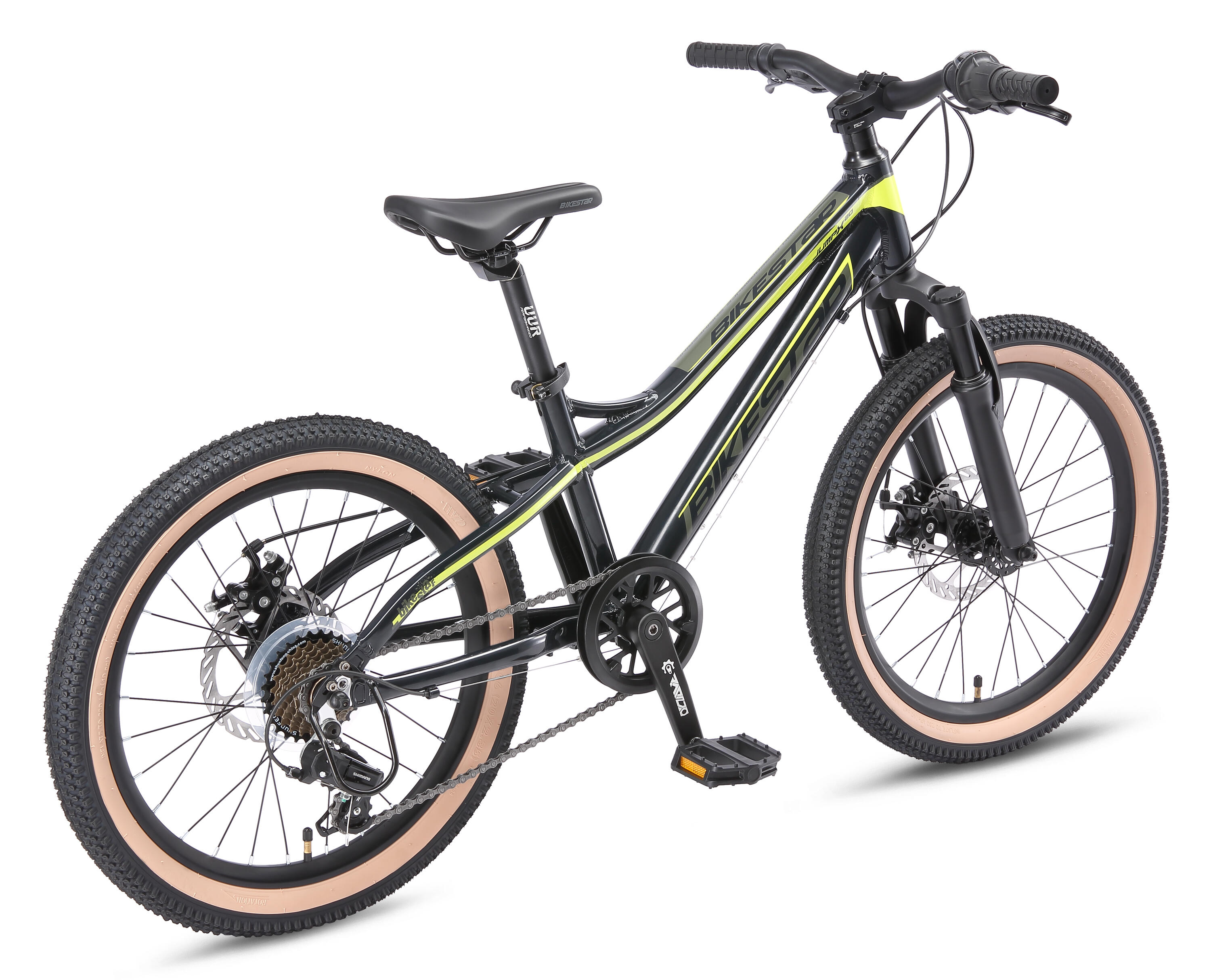 VTT 20" aluminium, vélo enfant 6 ans, semi-rigide, 21 vitesses, frein à disque 4/7