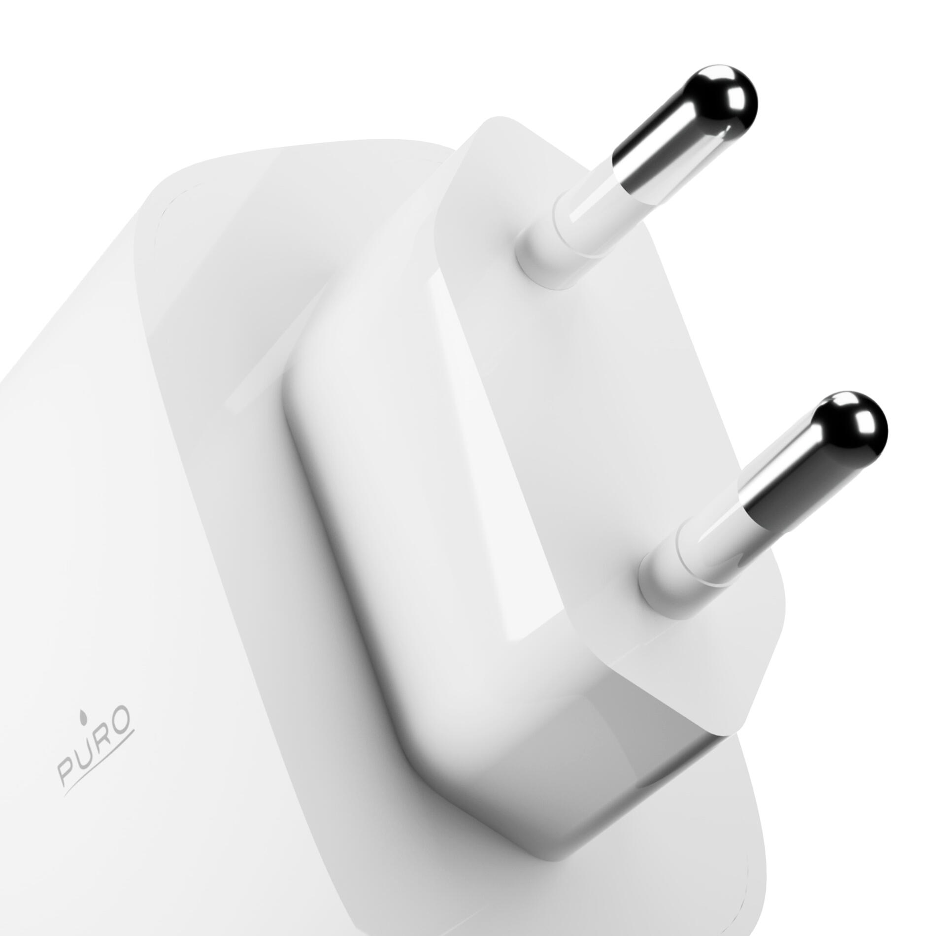 Kit Energia 45W USB‑A/USB‑C + cavo USB‑C 3/6