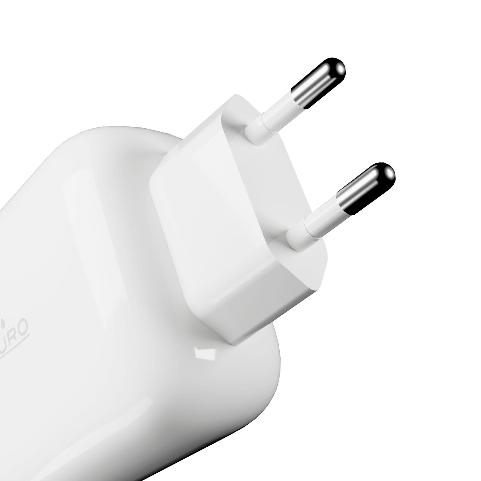 Caricatore GaN 65W con cavo USB‑C retrattile 4/7