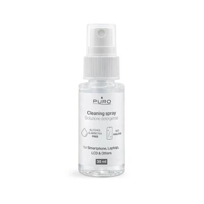 Kit pulizia schermi con spray 35 ml e panno in microfibra
