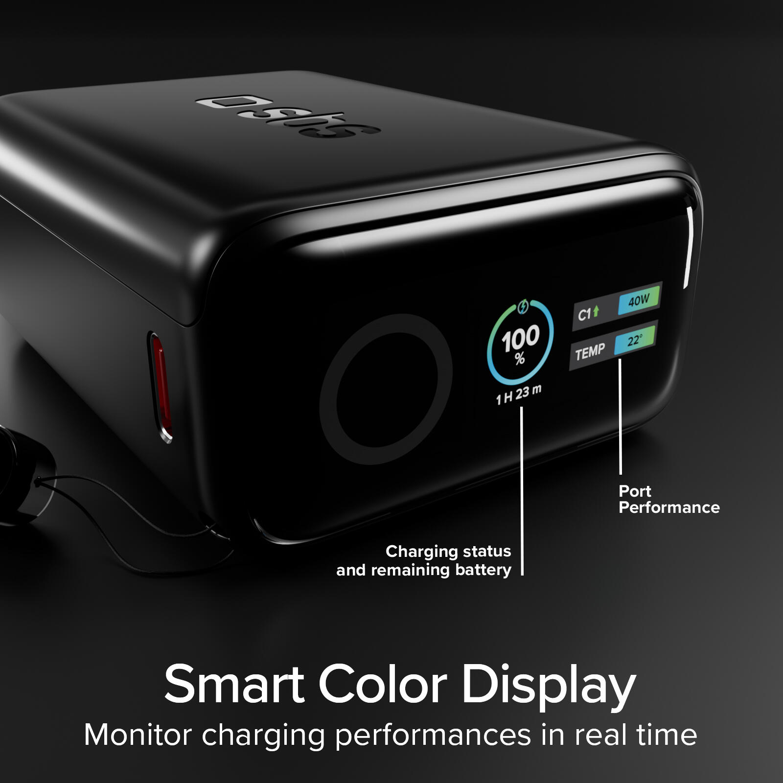 Power bank 10000 mAh 40W PD con display smart 6/7
