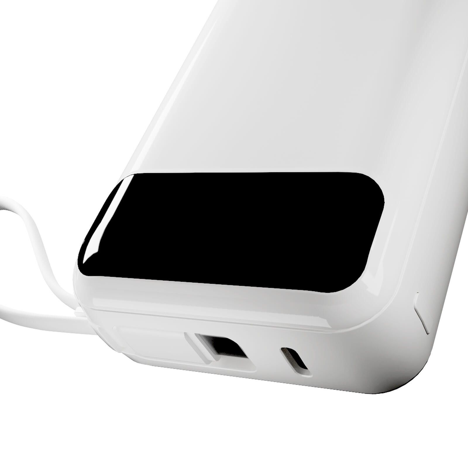 Power bank 20000 mAh 45W con display LCD e cavi integrati 4/7