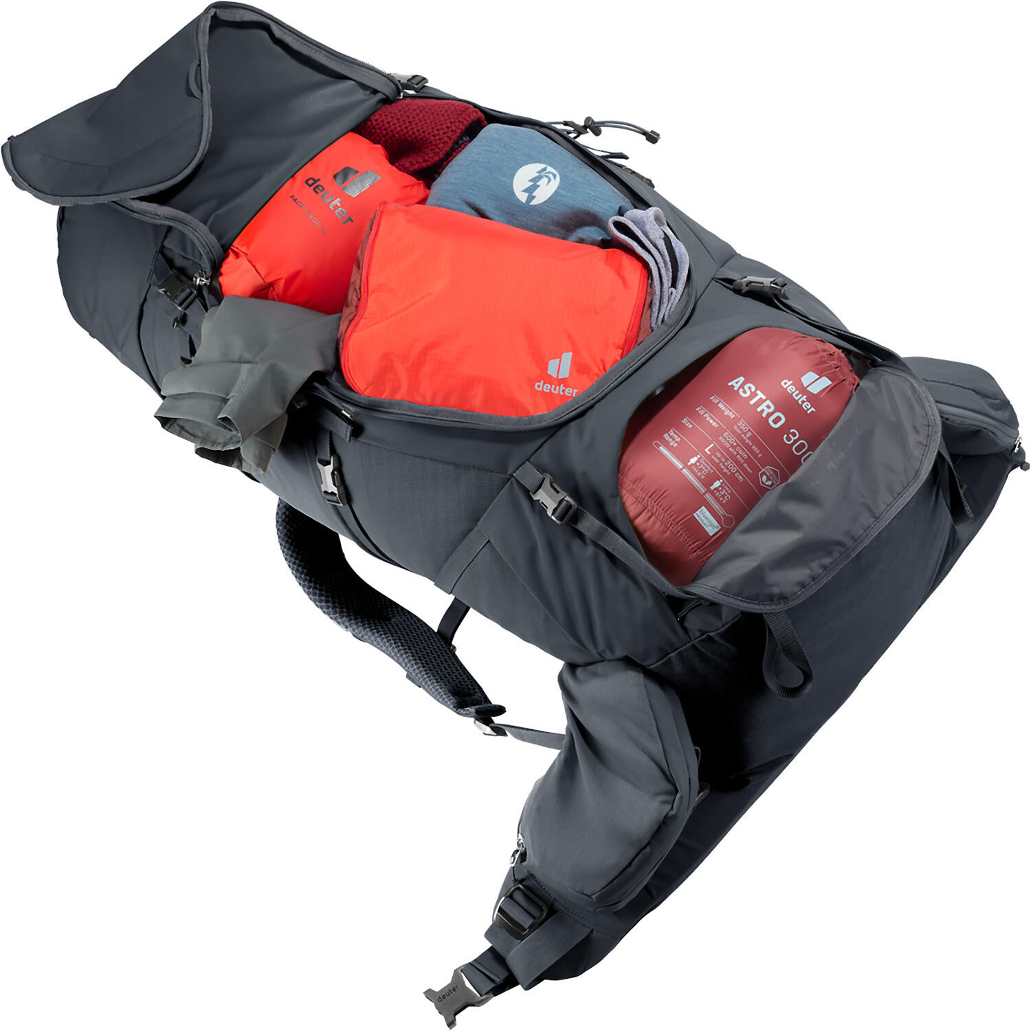 DEUTER Plecak trekkingowy Aircontact Core 60+10 black 2/7