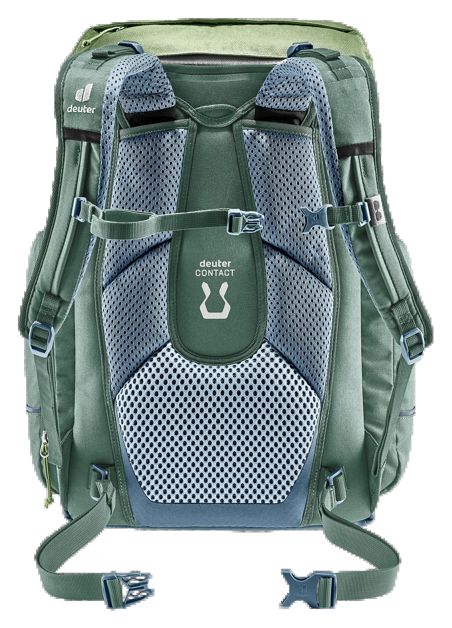 Schulrucksack Deuter Scula 30 L Ivy Khaki – recyceltes Polyester, ergonomisch 2/2