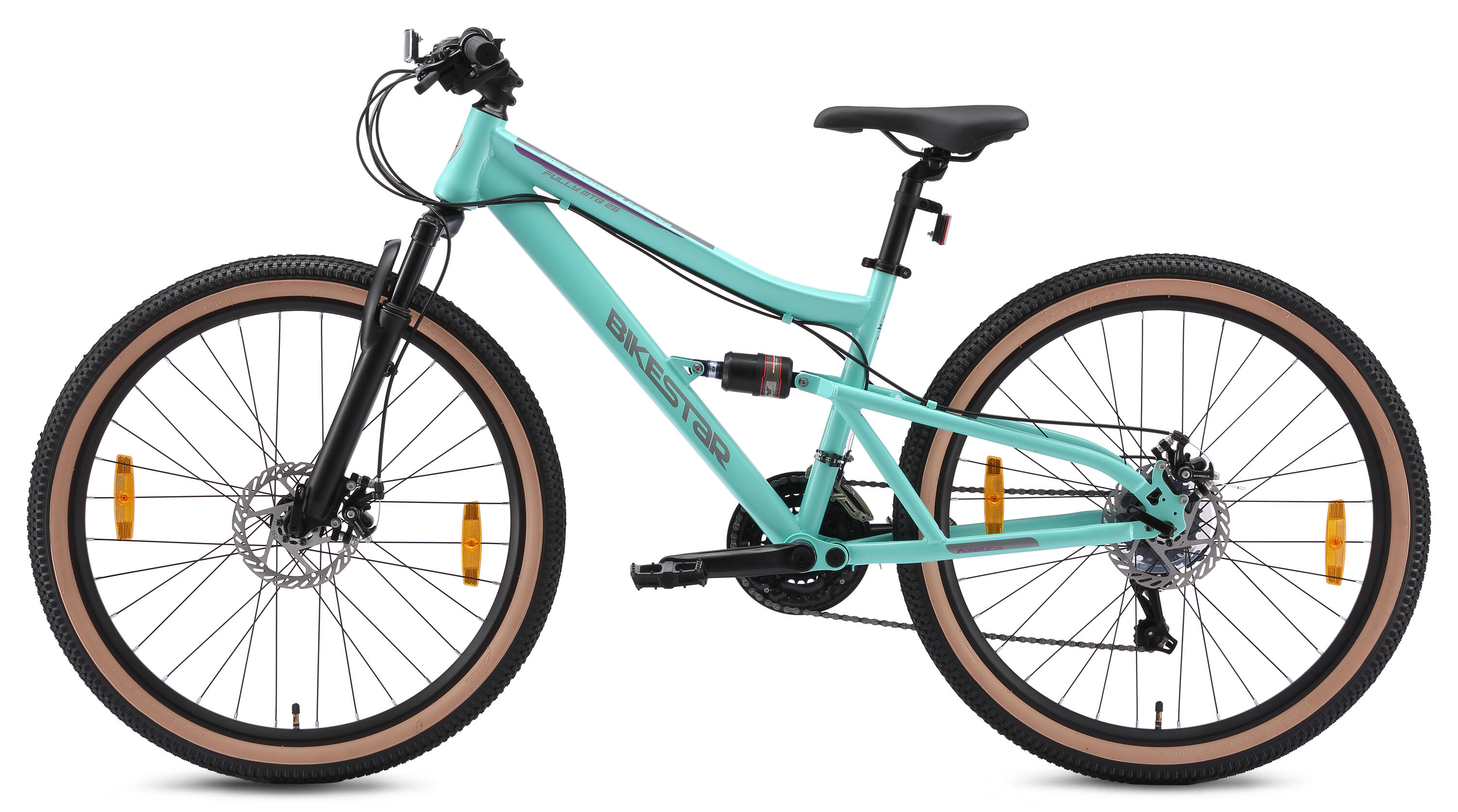 VTT 26", tout suspendu, 21 vitesses, frein à disque 3/7