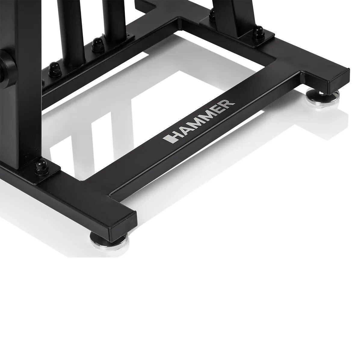 Soporte para barras y discos de diámetro 30 mm Hammer 4/7