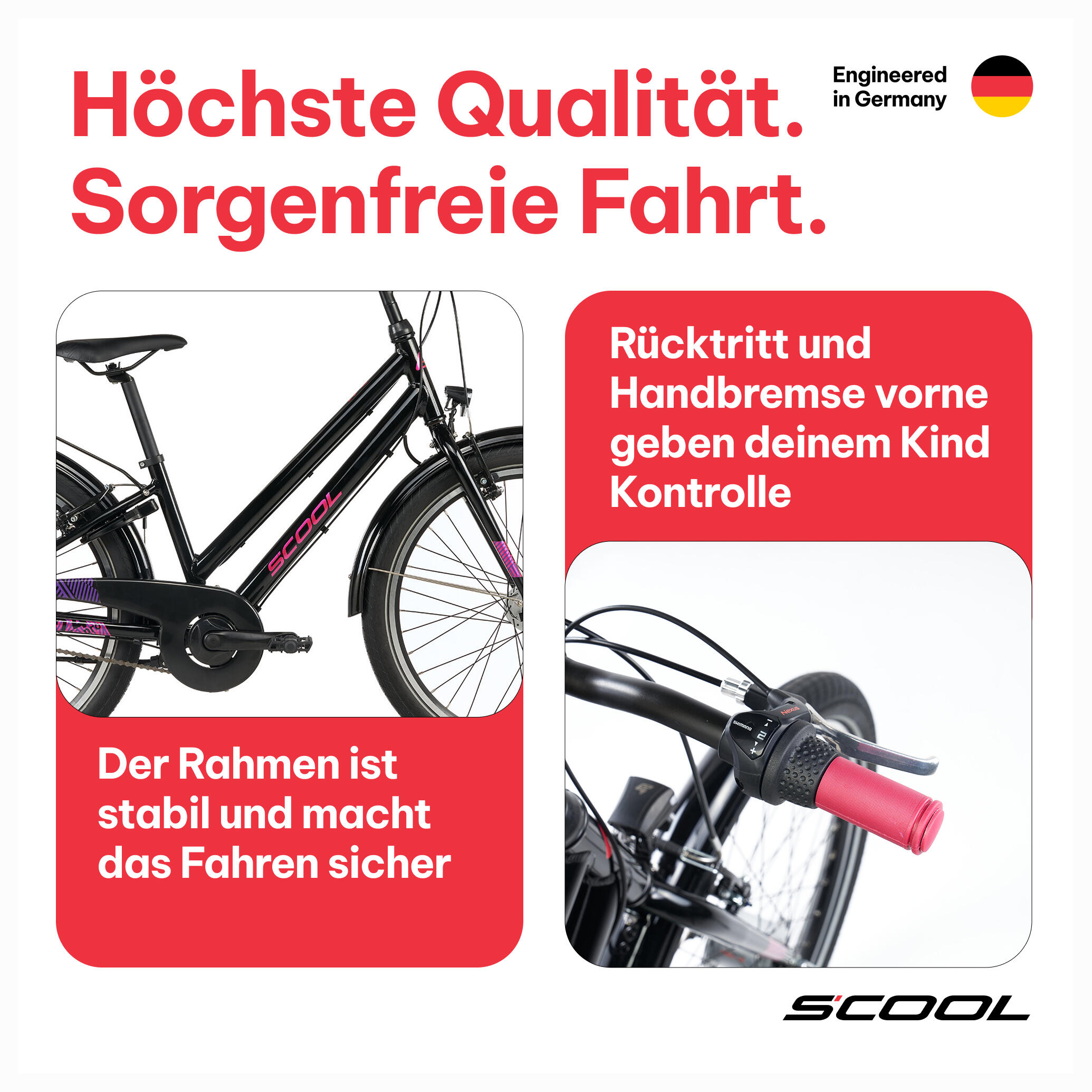 chiX pro jeugdfiets 20 inch / 24 inch / 26 inch – 3-versnellings naafversnelling 3/7