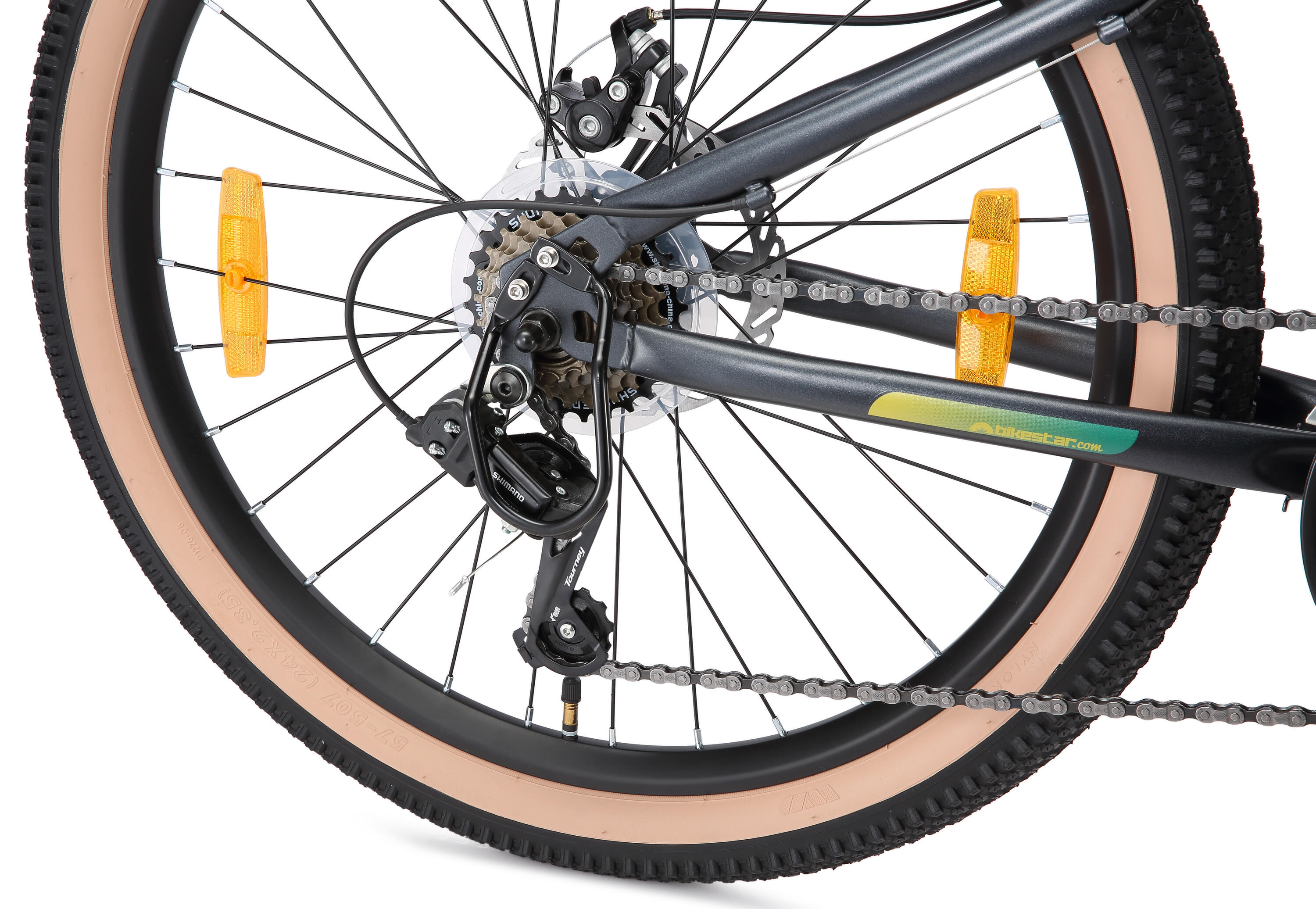 MTB 24" bicicleta infantil 9 años, hardtail, 21 marchas, frenos de disco 5/7