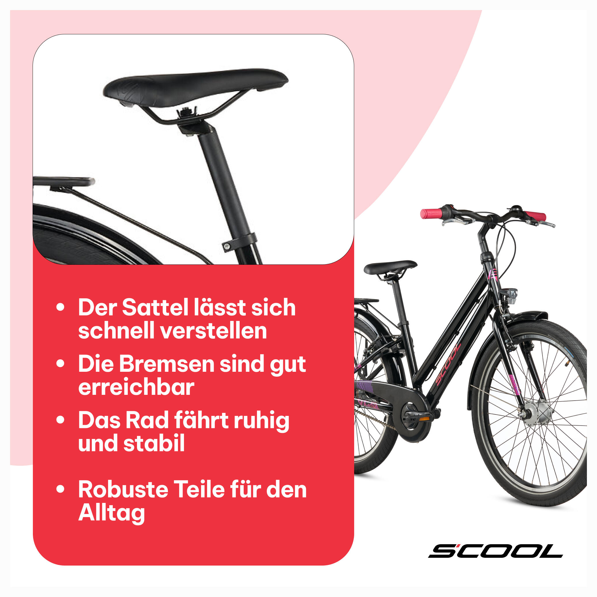 chiX pro jeugdfiets 20 inch / 24 inch / 26 inch – 3-versnellings naafversnelling 7/7