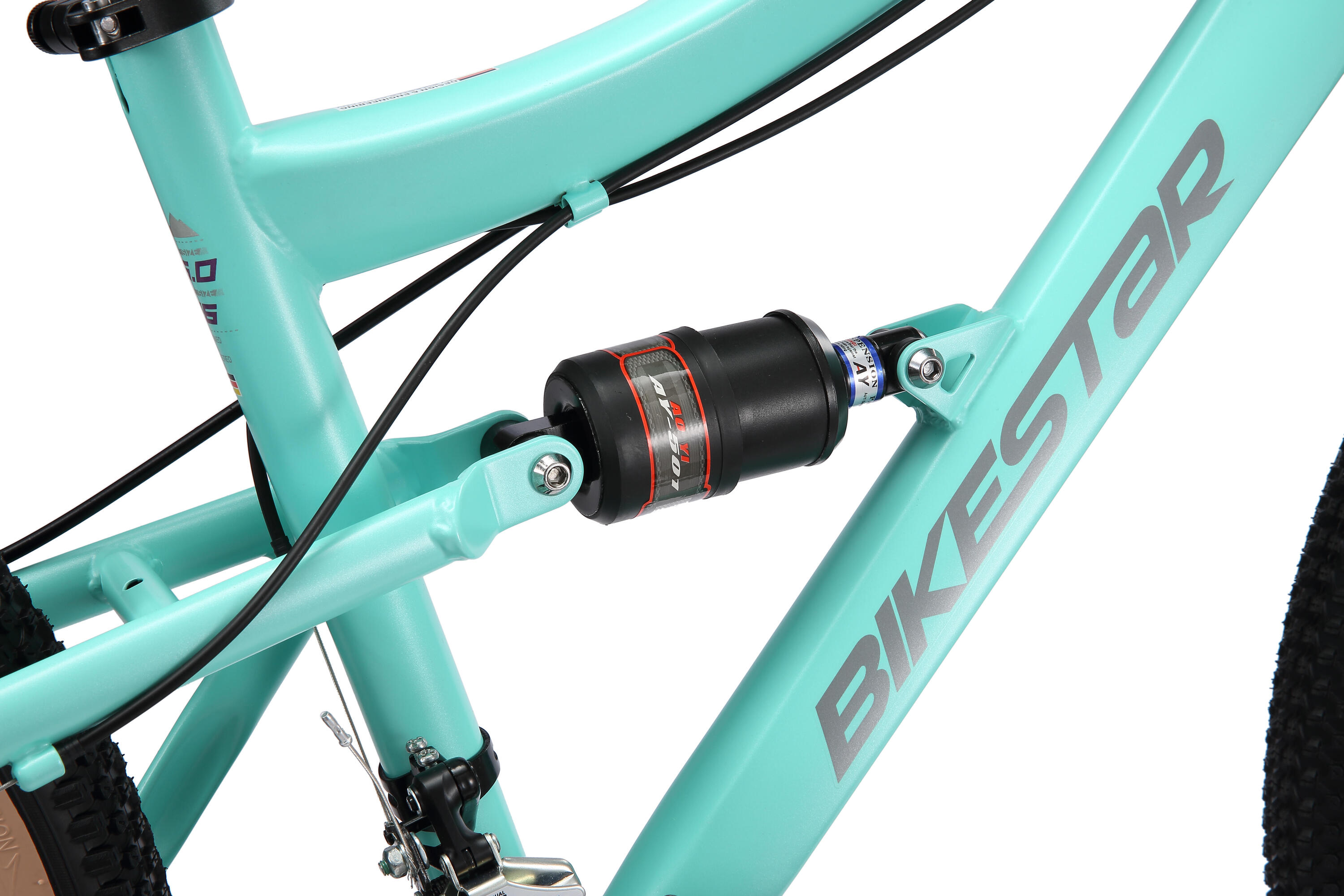 VTT 26", tout suspendu, 21 vitesses, frein à disque 5/7