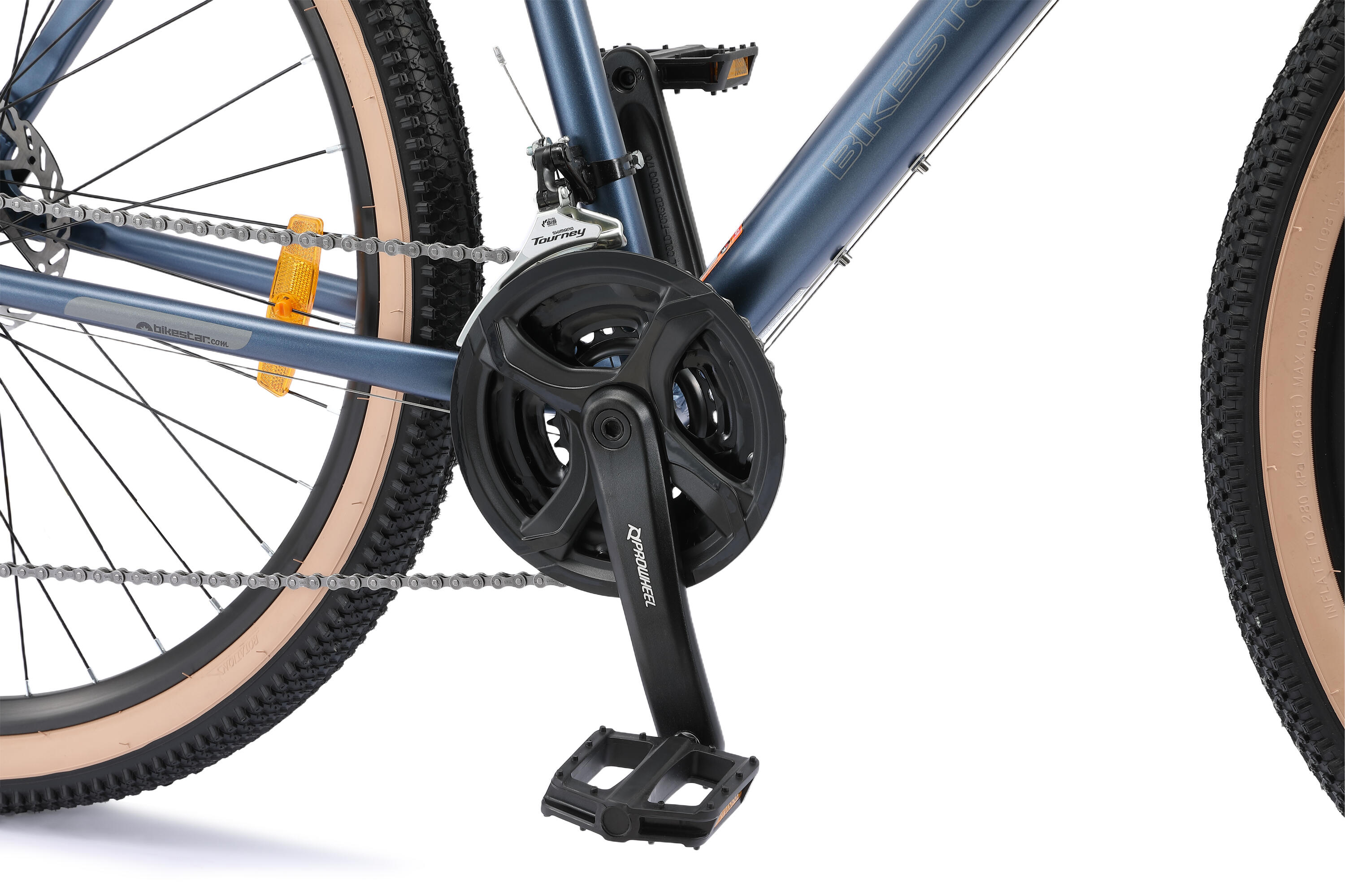 VTT 29" aluminium, semi-rigide, 21 vitesses, frein à disque 5/7