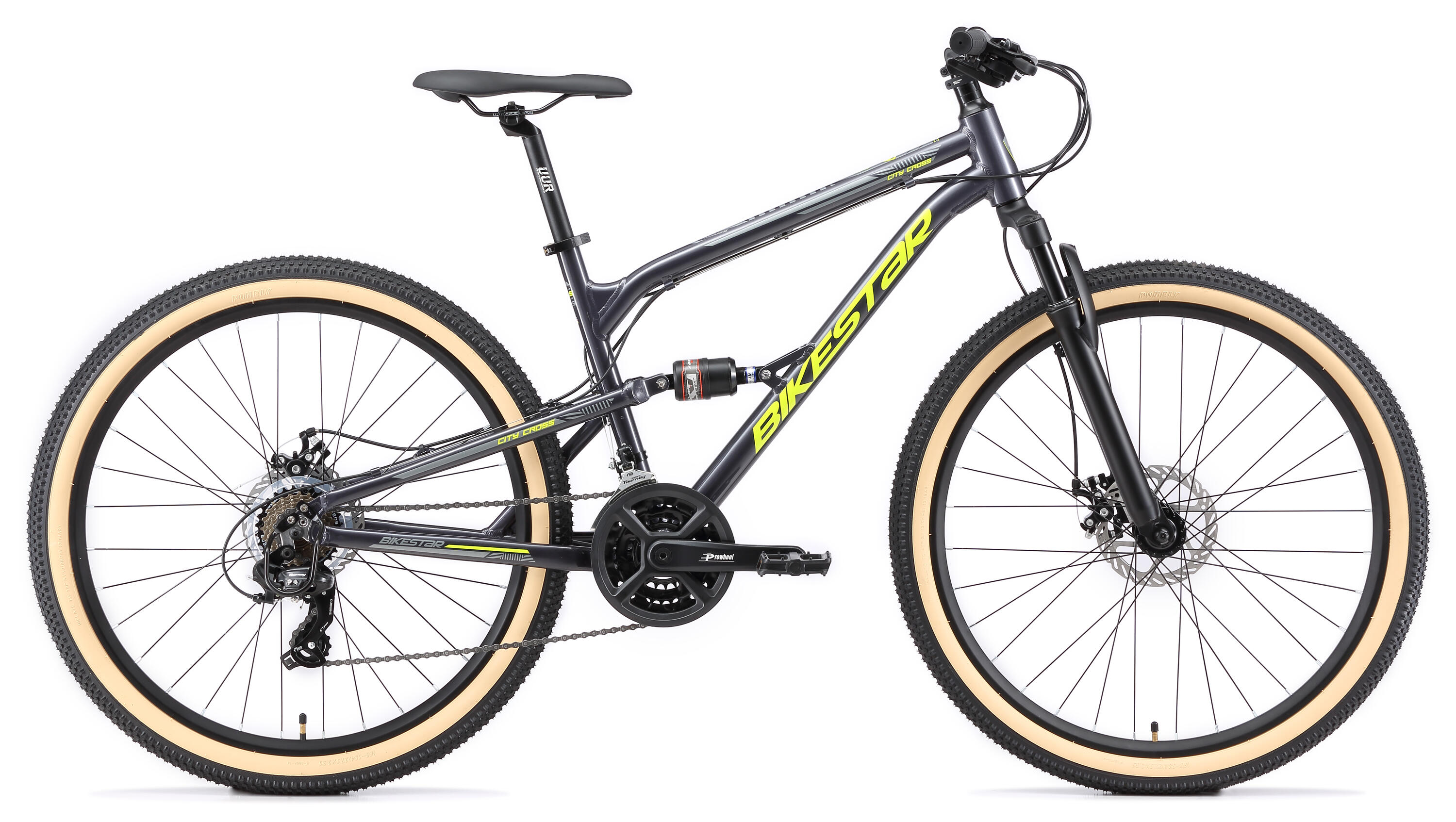 MTB 27.5" alluminio, full suspension, 21 velocità, freno a disco 2/7