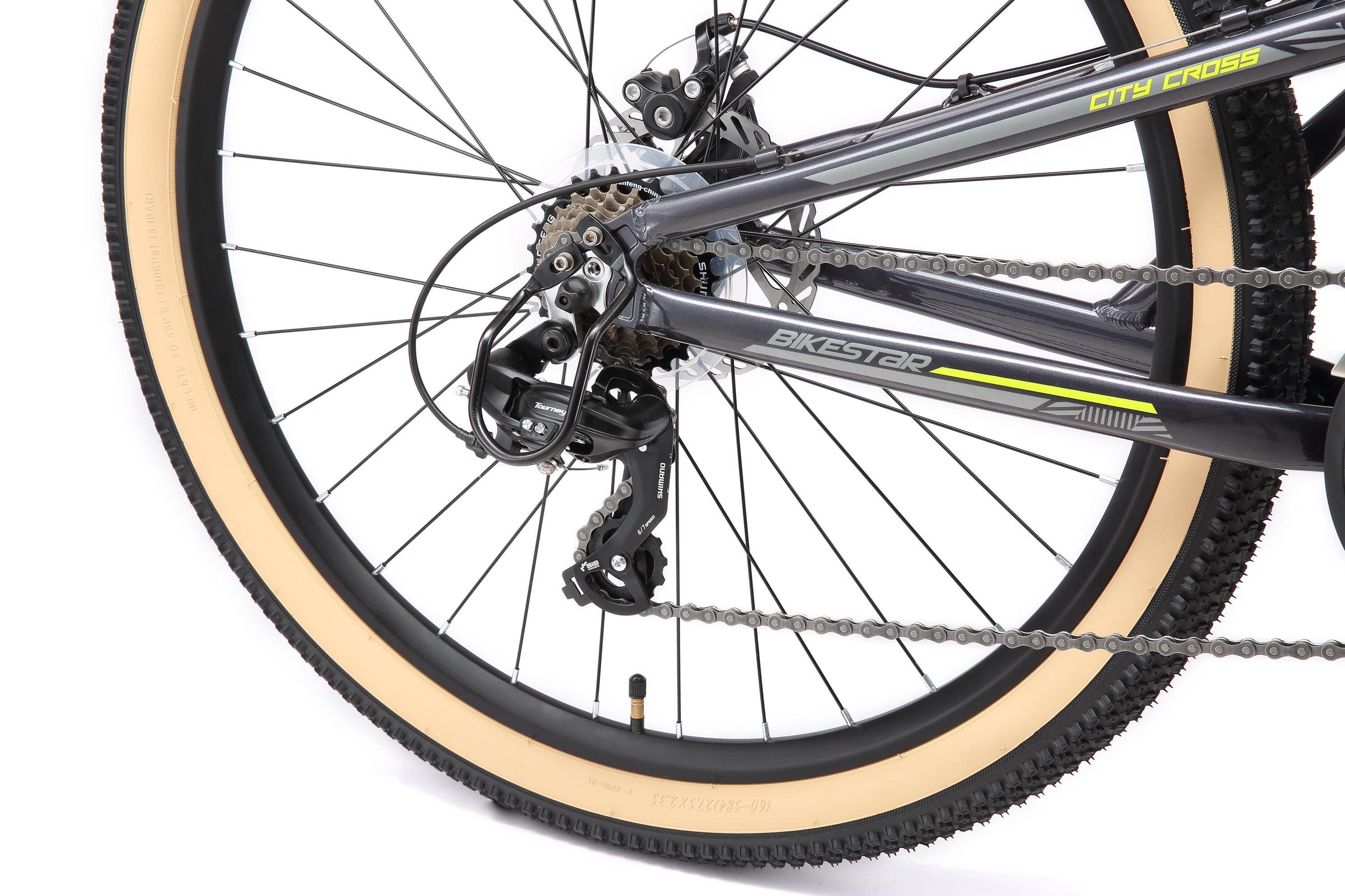 MTB 27.5" alluminio, full suspension, 21 velocità, freno a disco 5/7