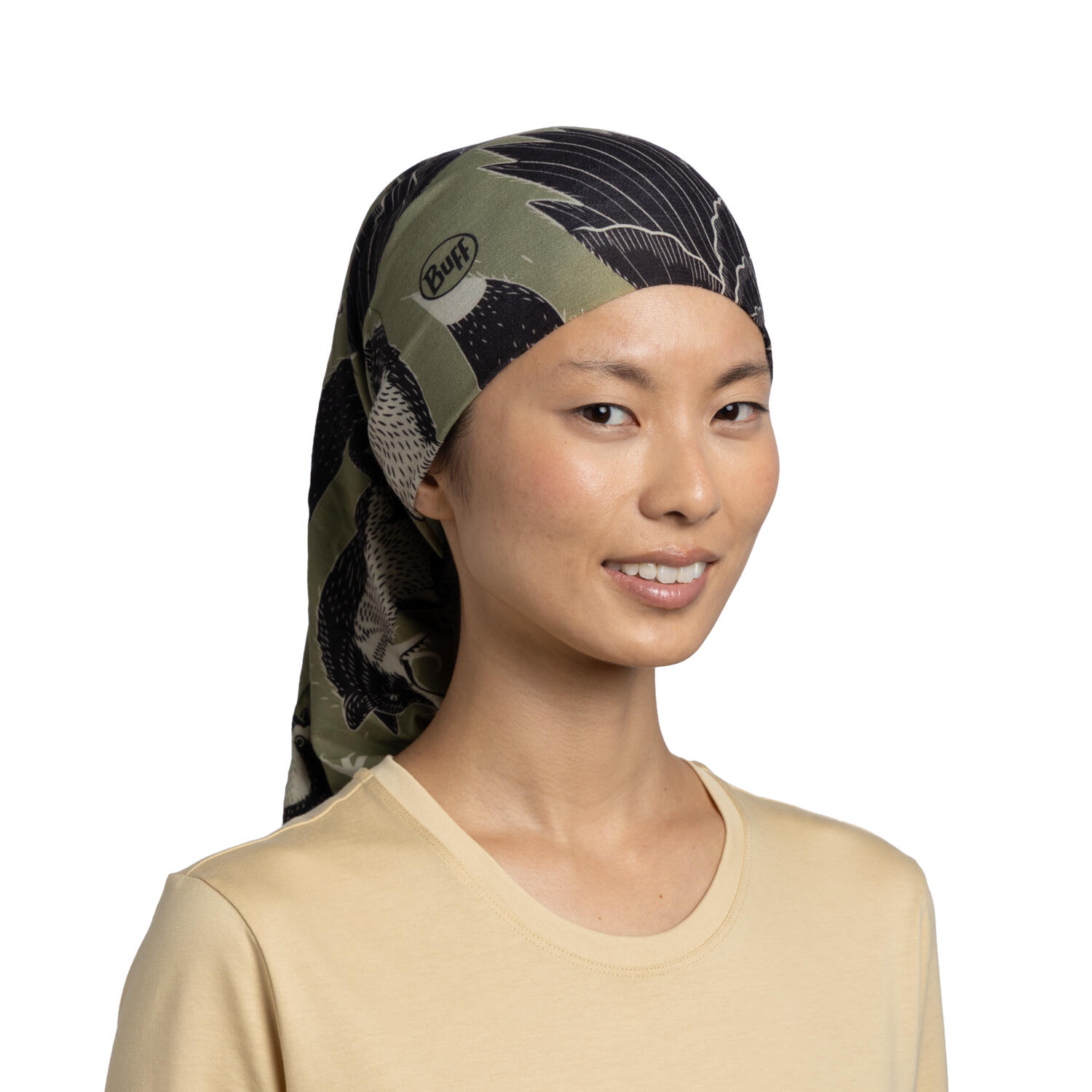 Braga de cuello CoolNet UV® Unisex Buff Verde 2/7