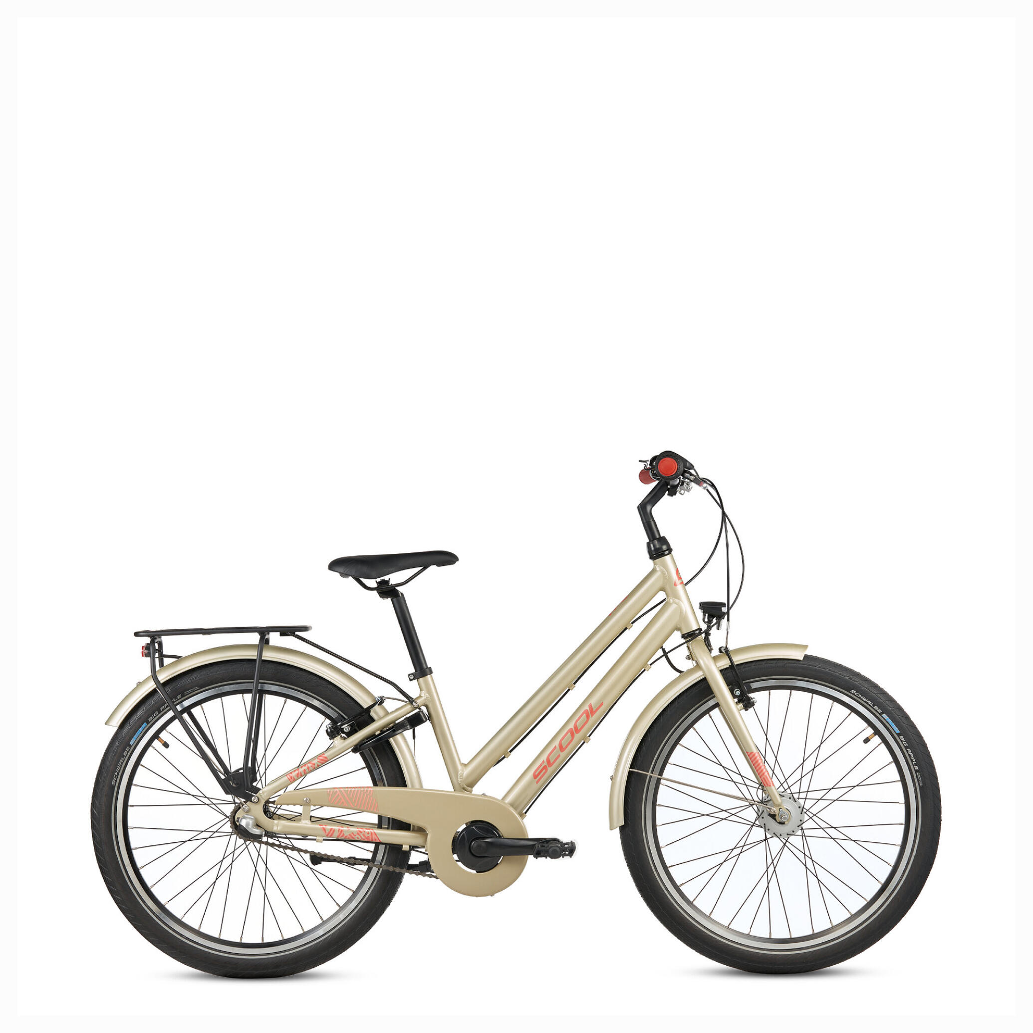 Beige / Rood