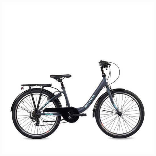 chiX, 20 Zoll Kinderfahrrad, 6-Gang, Koralle/Dunkelrot, 115–130 cm, 6–9 Jahre