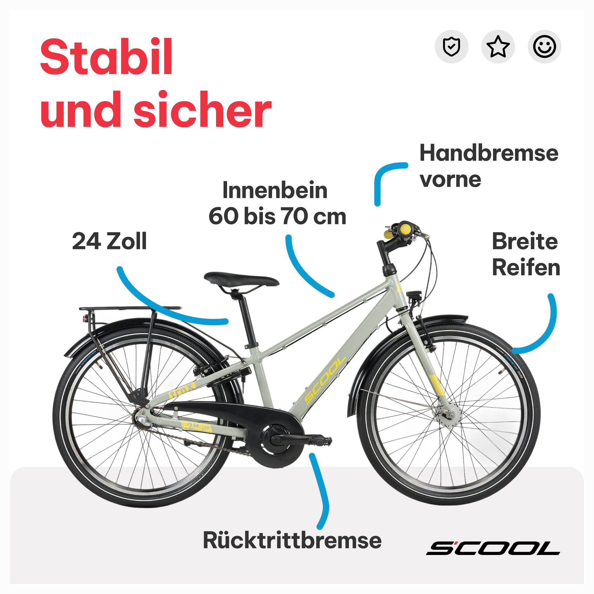 troX pro mountainbike 20 inch / 24 inch / 26 inch – 3-versnellings naafversnelli 5/7