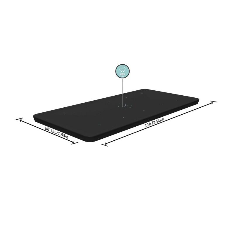 Bestway Bâche 4 saisons rectangle pour piscine Power Steel 404/412 x 201 cm 3/7