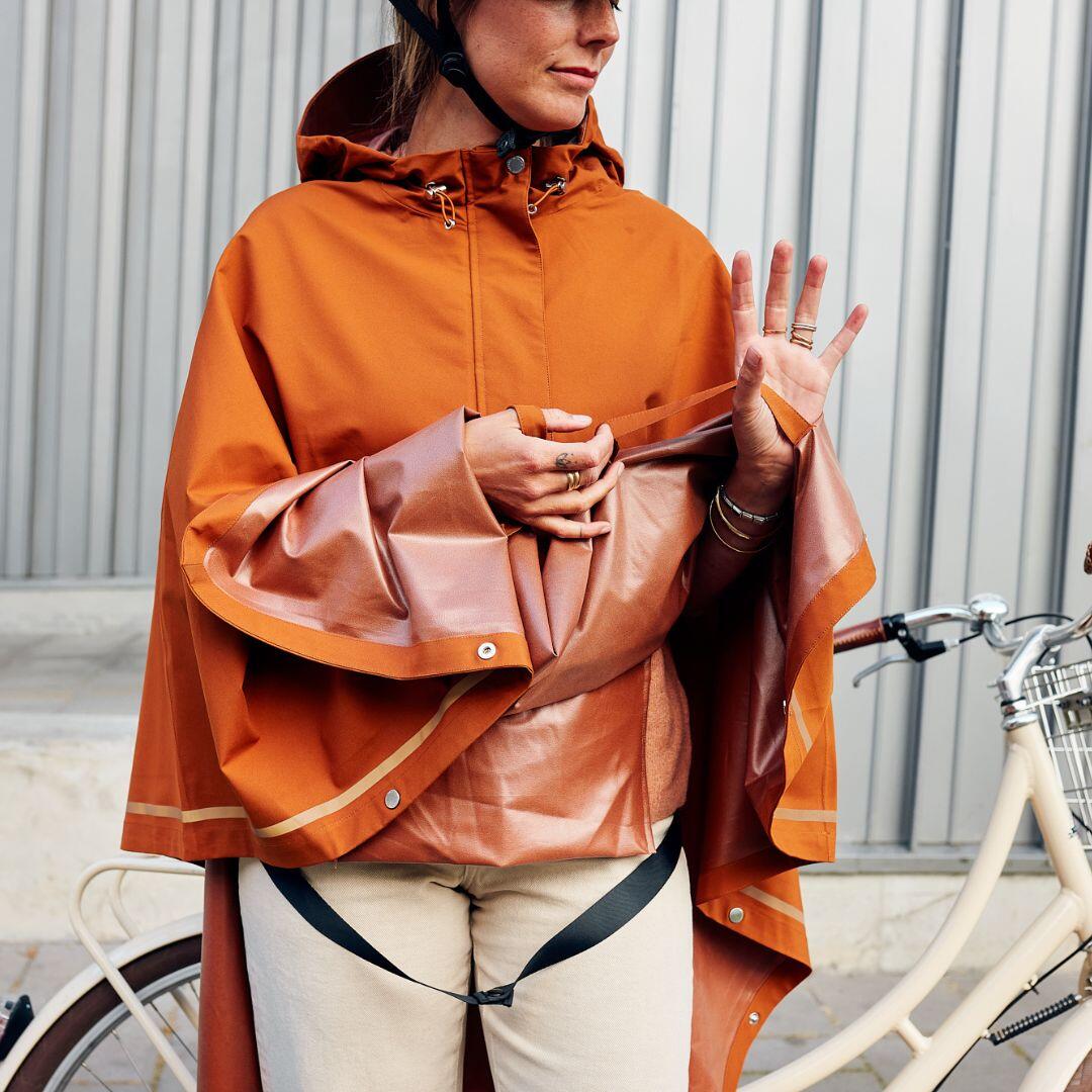 Weathergoods Sweden Poncho Imbris rame L 5/7