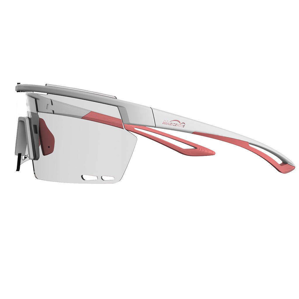 Magicshine Rouler Photochromic Sports Sunglasses-White/Pink -  2