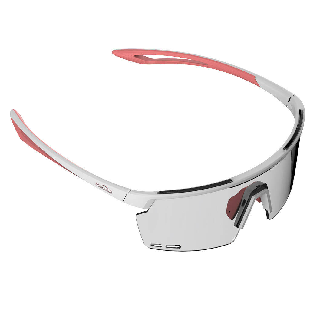 Magicshine Rouler Photochromic Sports Sunglasses-White/Pink -  4