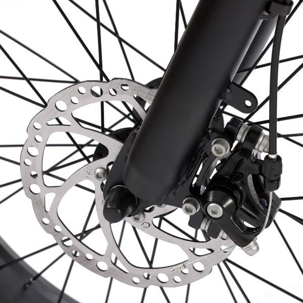 Bicicleta Eléctrica X10 Fat Bike Plegable 20" – 70 km – Negra 5/7