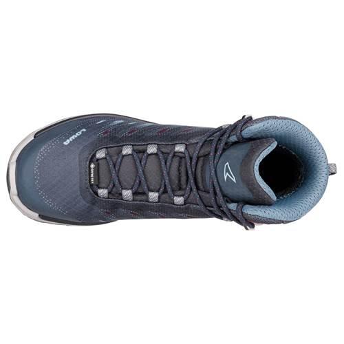 LOWA FERROX GTX MID Ws Damen Wanderstiefel Trekkingschuh Outdoor Goretex blau 3/7