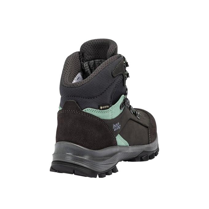 Chaussures de randonnée en cuir pour femmes Asphalte/Menthe 4/7