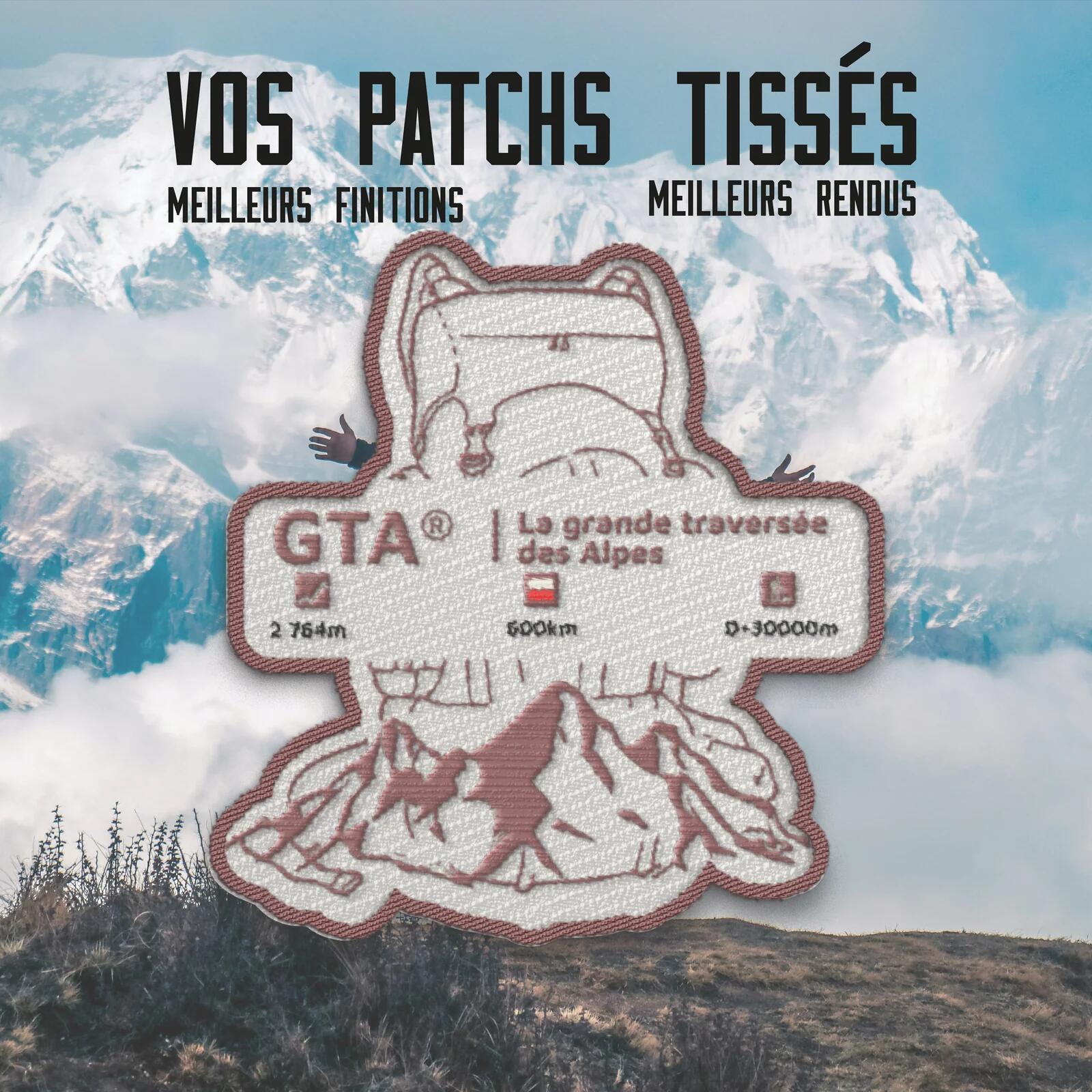 Écusson GTA® La grande traversée des Alpes 2/5