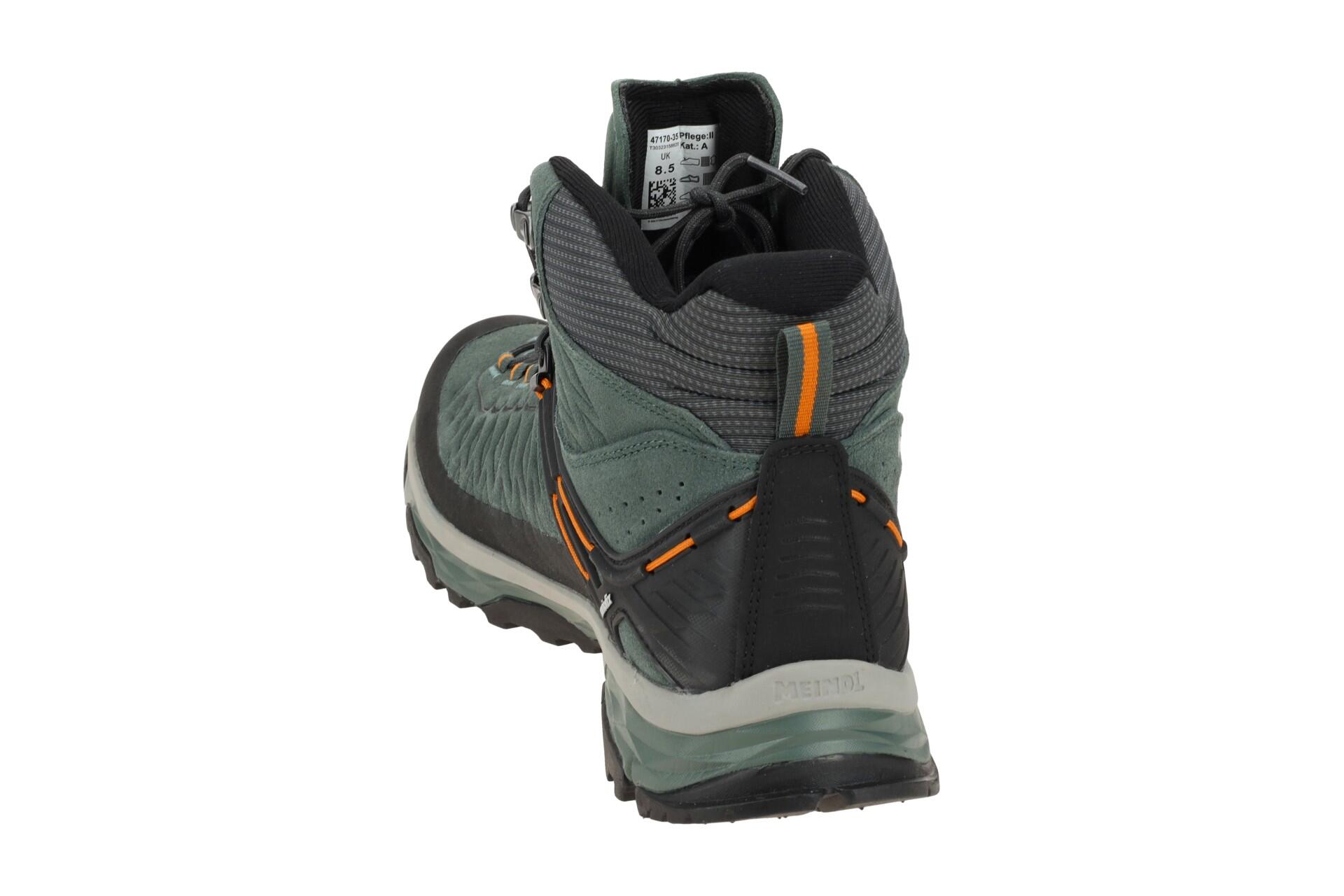 Meindl Top Trail Mid GTX Trekking Stiefel grün orange 4717 5/7