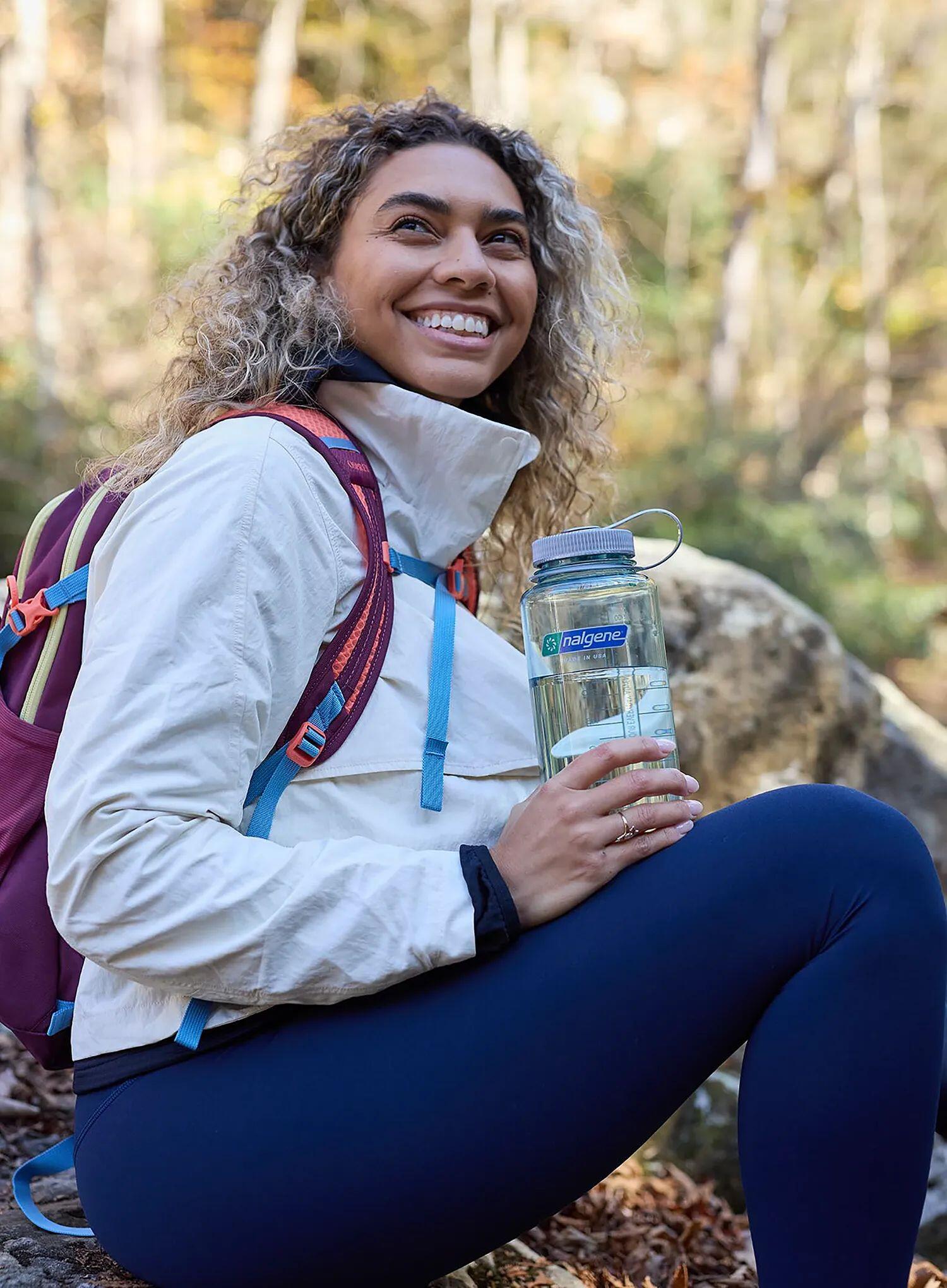 Nalgene Wide Mouth 946 ml Tritan Renew 50% recyclé BPA-free Loop-Top dicht 6/7