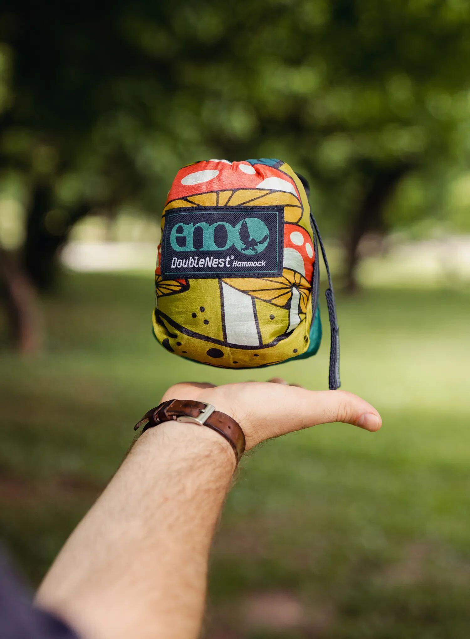 Hamak turystyczny ENO DoubleNest Print Hammock - day to night 6/7
