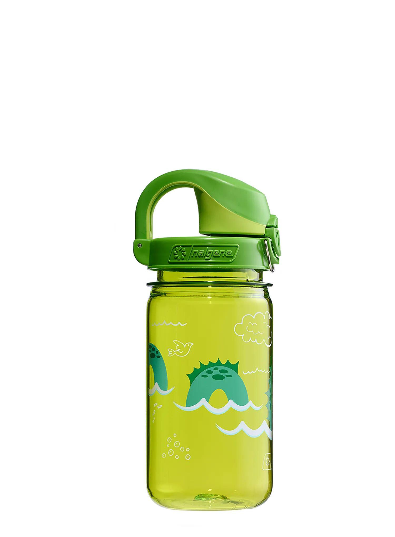Botella Nalgene On The Fly Kids 12 oz Sustain 50% reciclado bolsa hermética 3/5