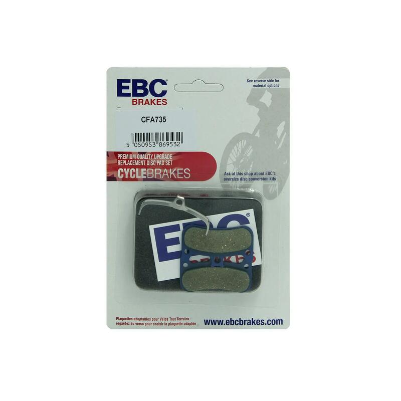 Klocki hamulcowe rowerowe (organiczne) EBC Brakes CFA735