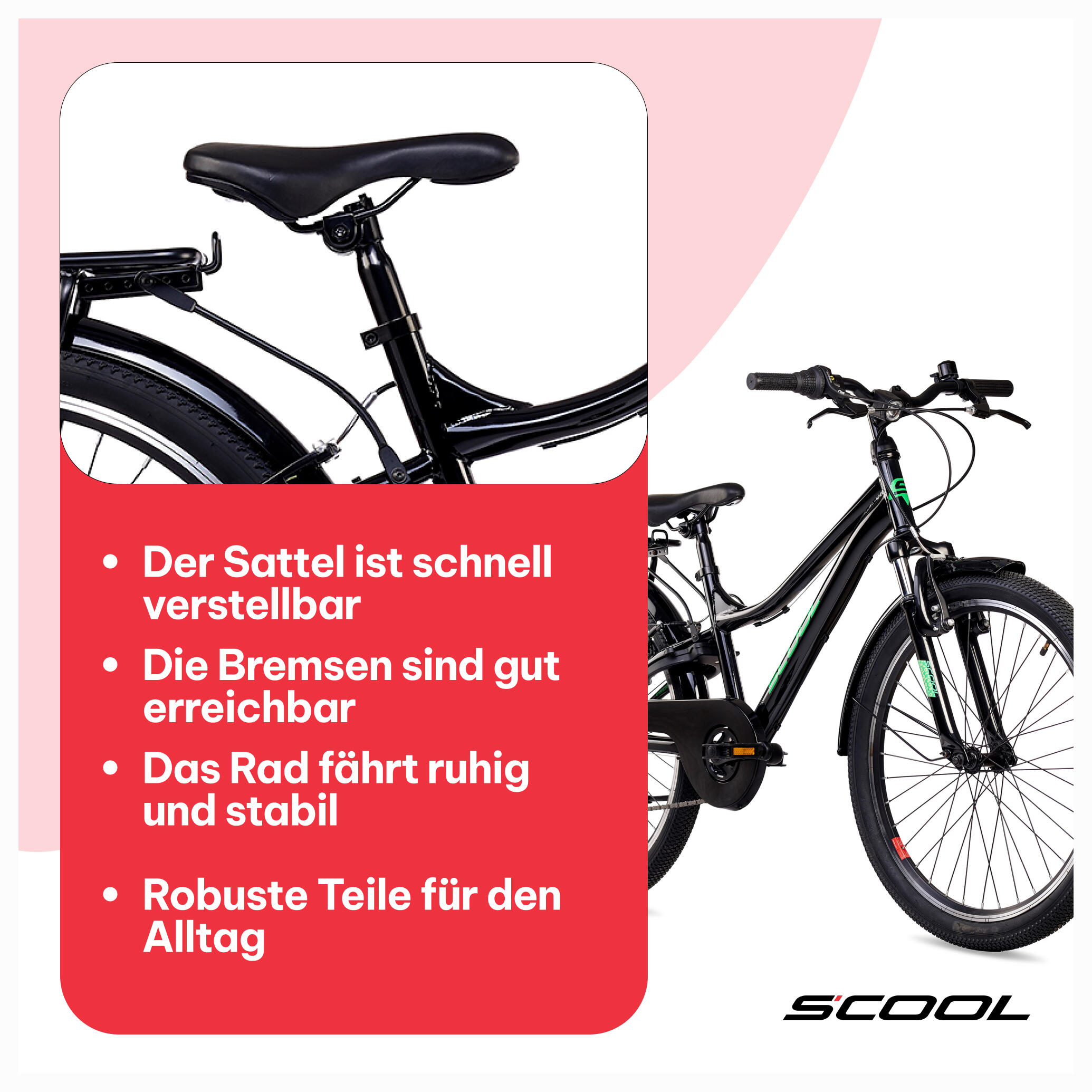 Kinderfiets Unisex SCOOL troX K6 6 versnellingen derailleur sportief 7/7