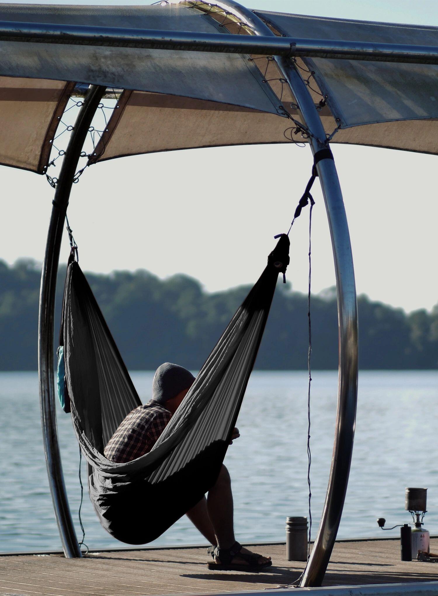 Hamak turystyczny Ticket To The Moon Lightest Hammock - grey 2/4