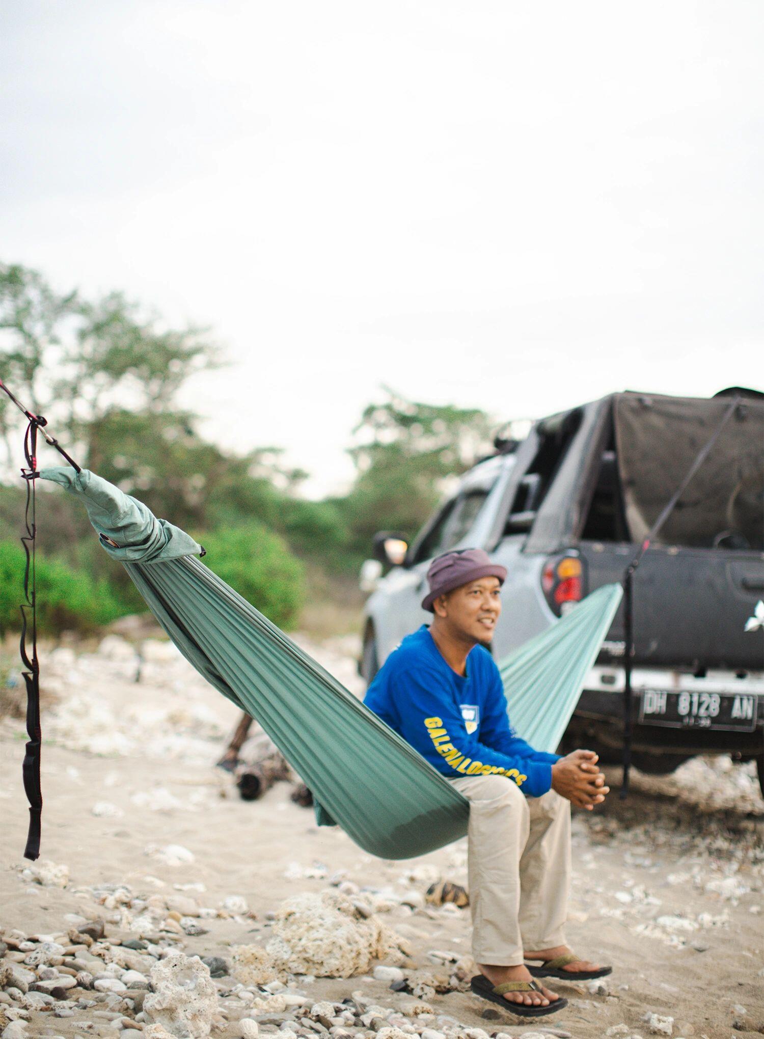 Hamak Ticket To The Moon Compact Hammock - petrol green 4/7